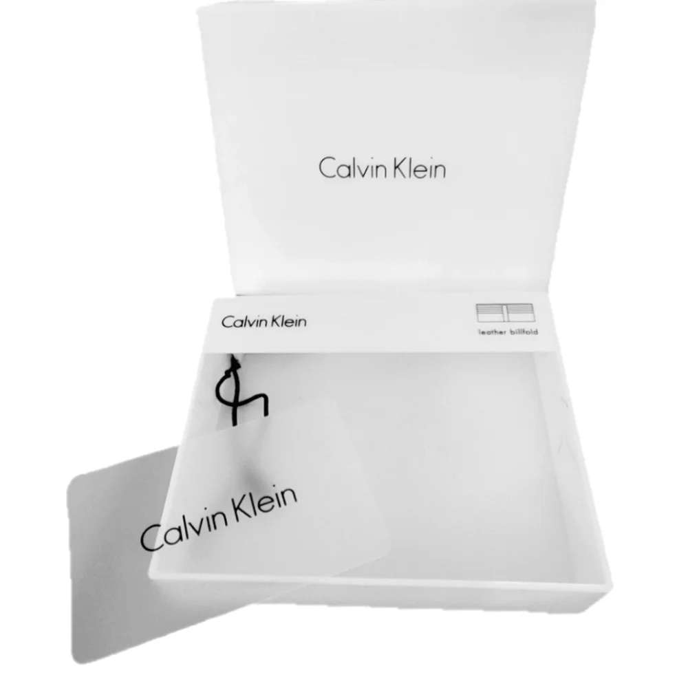 Calvin Klein White Hardcase Billfold Box (Empty)